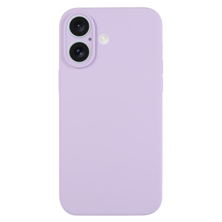 For iPhone 17 Pure Color Liquid Silicone Fine Pore Phone Case