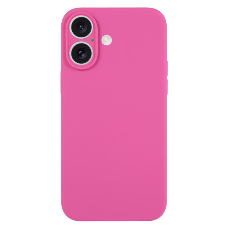 For iPhone 17 Pure Color Liquid Silicone Fine Pore Phone Case