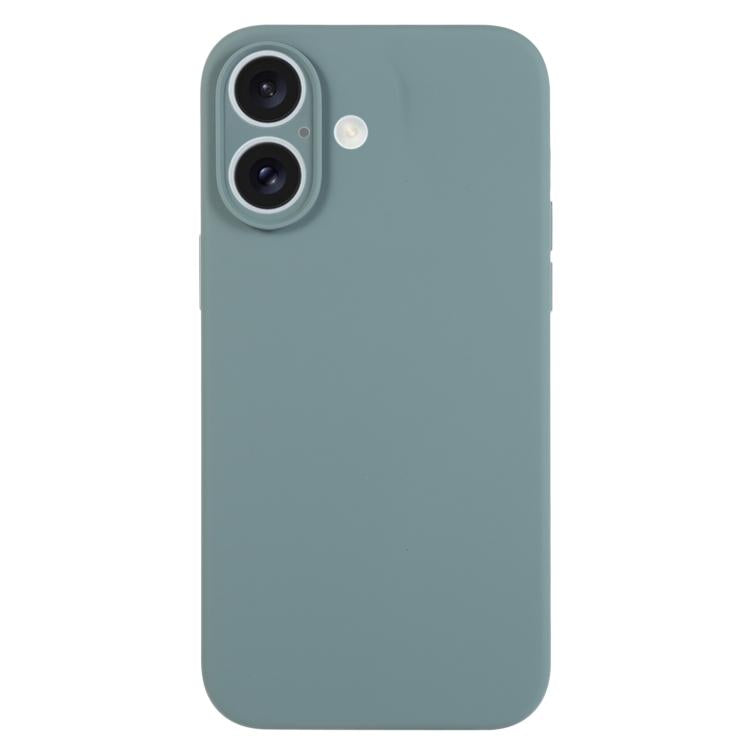 For iPhone 17 Pure Color Liquid Silicone Fine Pore Phone Case