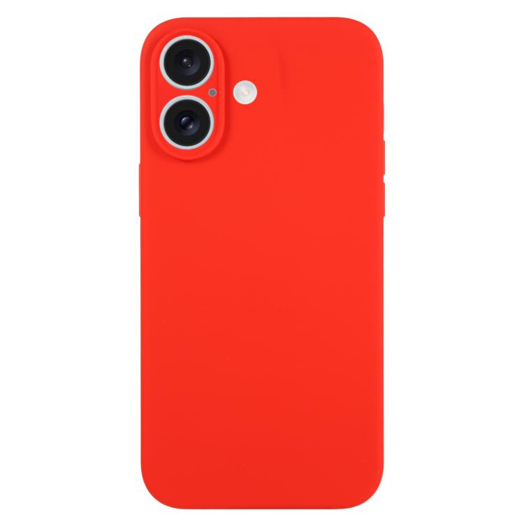 For iPhone 17 Pure Color Liquid Silicone Fine Pore Phone Case
