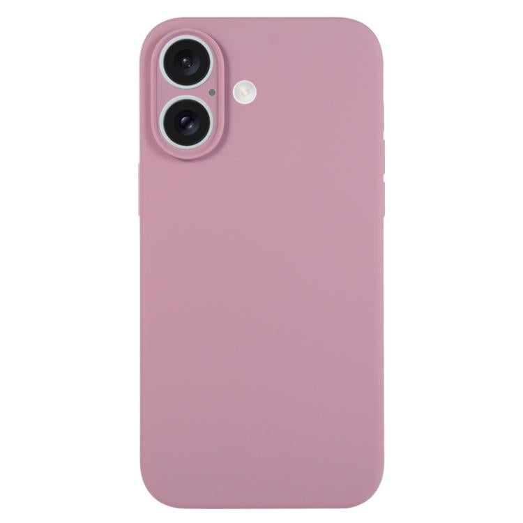 For iPhone 17 Pure Color Liquid Silicone Fine Pore Phone Case