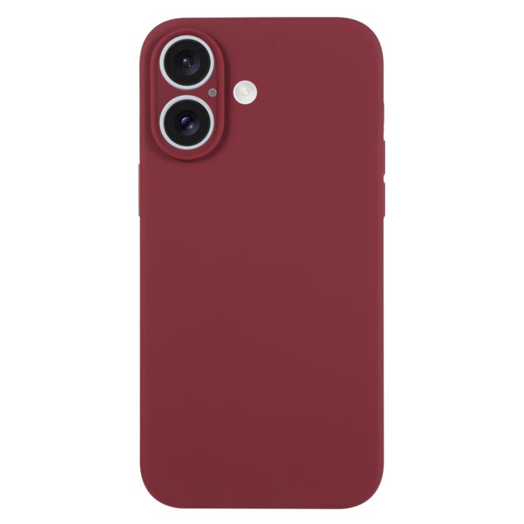 For iPhone 17 Pure Color Liquid Silicone Fine Pore Phone Case
