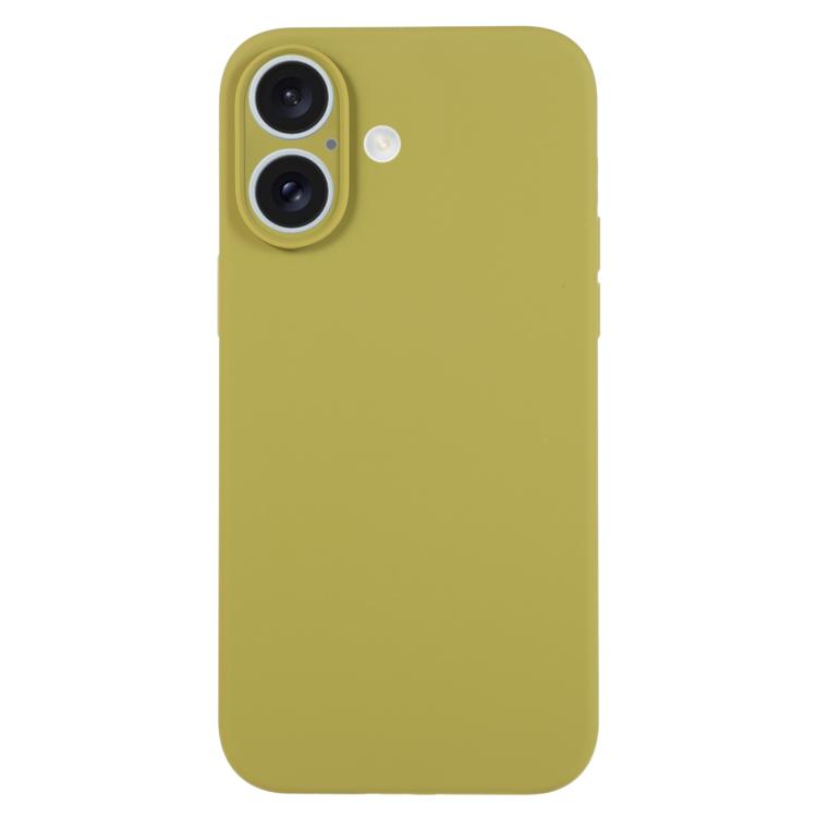 For iPhone 17 Pure Color Liquid Silicone Fine Pore Phone Case