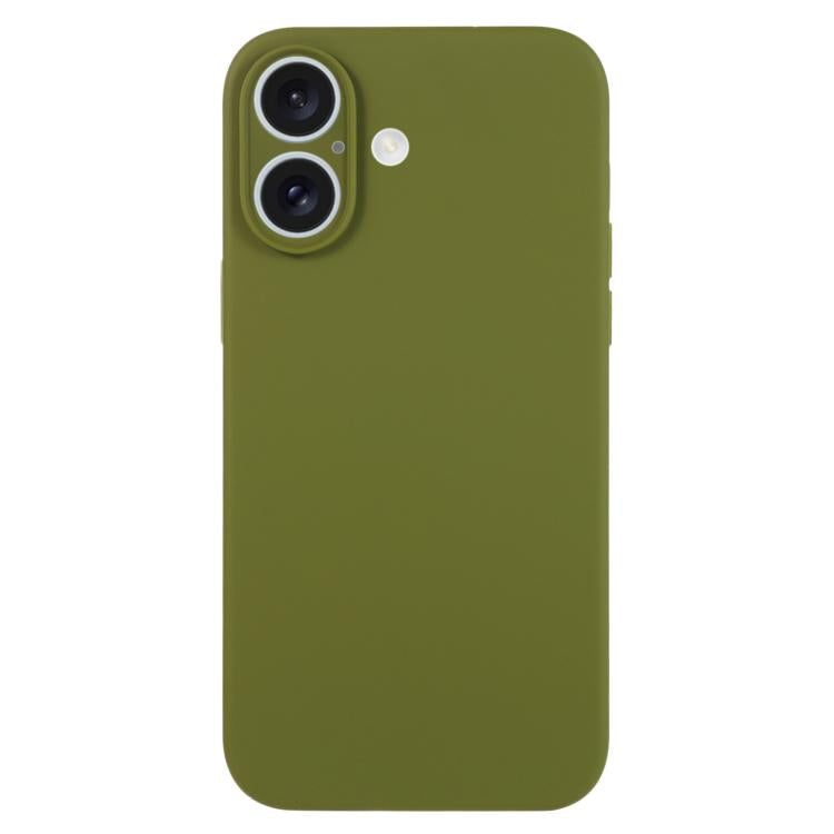 For iPhone 17 Pure Color Liquid Silicone Fine Pore Phone Case