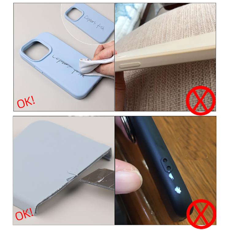 For iPhone 17 Pro Max Pure Color Liquid Silicone Fine Pore Phone Case