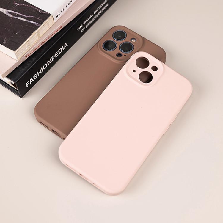 For iPhone 17 Pro Pure Color Liquid Silicone Fine Pore Phone Case