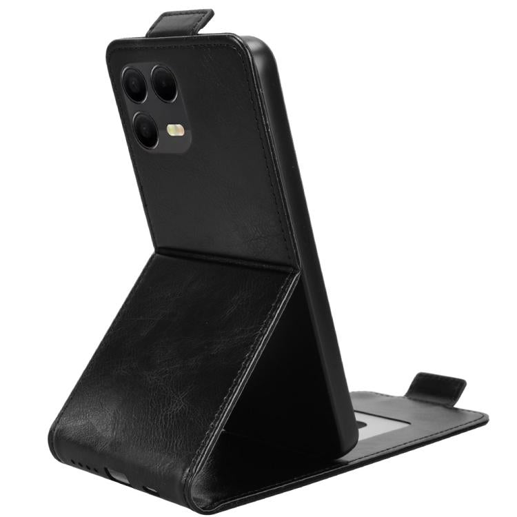 For T-Mobile Revvl 8 Pro 5G Magnetic Vertical Flip Leather Phone Case with Buckle