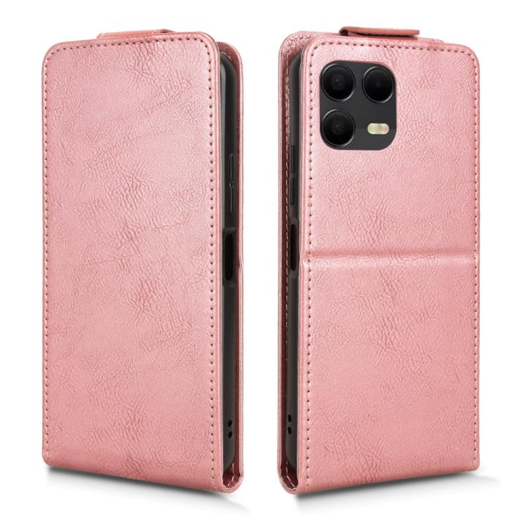 For T-Mobile Revvl 8 Pro 5G Magnetic Vertical Flip Leather Phone Case with Buckle