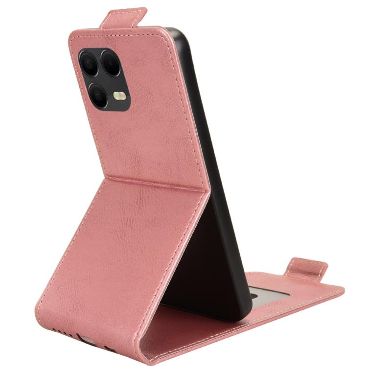 For T-Mobile Revvl 8 Pro 5G Magnetic Vertical Flip Leather Phone Case with Buckle