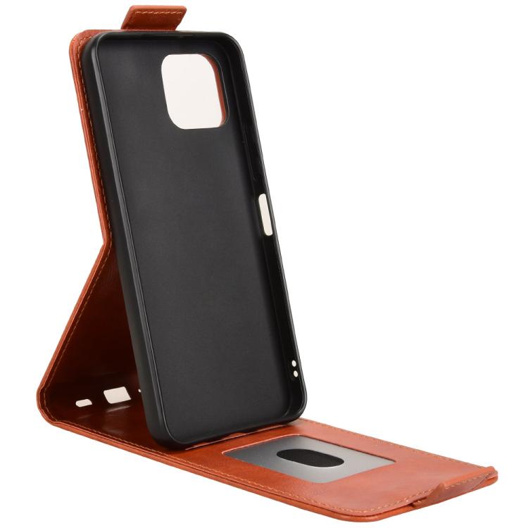 For T-Mobile Revvl 8 Pro 5G Magnetic Vertical Flip Leather Phone Case with Buckle