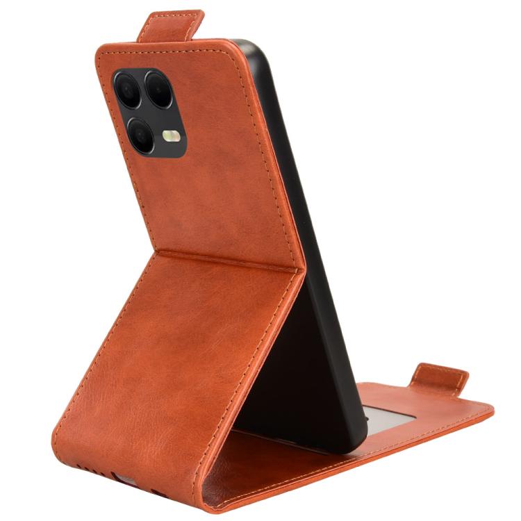 For T-Mobile Revvl 8 Pro 5G Magnetic Vertical Flip Leather Phone Case with Buckle