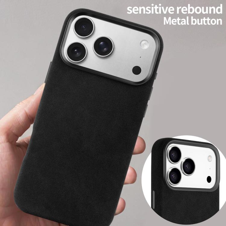 For iPhone 17 Pro Max VIETAO Suede MagSafe PU Leather Phone Case