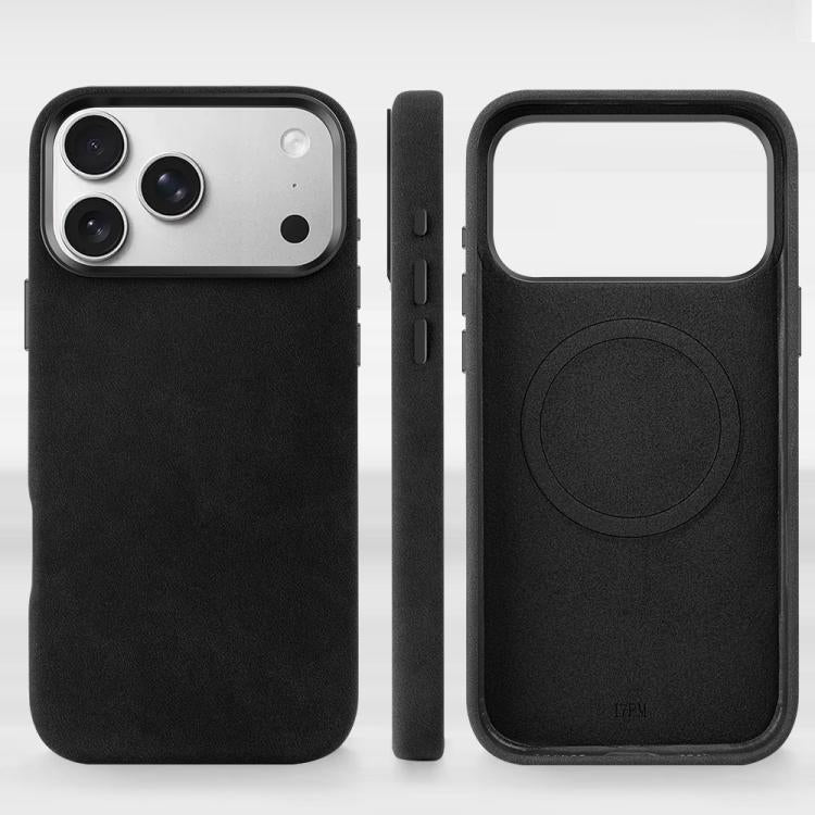 For iPhone 17 Pro Max VIETAO Suede MagSafe PU Leather Phone Case