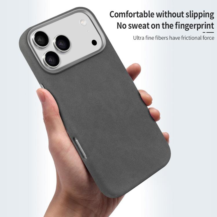 For iPhone 17 Pro VIETAO Suede MagSafe PU Leather Phone Case