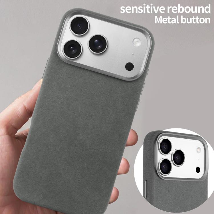 For iPhone 17 Pro VIETAO Suede MagSafe PU Leather Phone Case