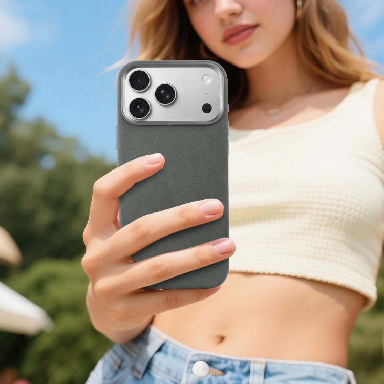 For iPhone 17 Pro VIETAO Suede MagSafe PU Leather Phone Case