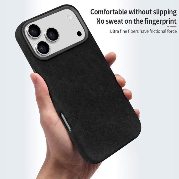 For iPhone 17 Pro VIETAO Suede MagSafe PU Leather Phone Case