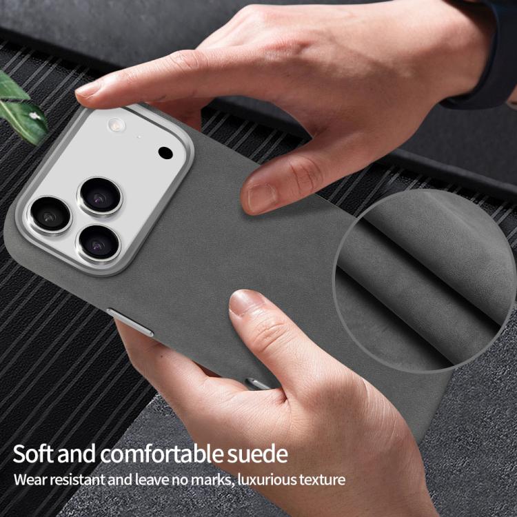 For iPhone Air VIETAO Suede MagSafe PU Leather Phone Case
