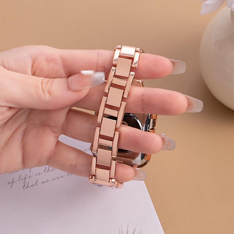 For Apple Watch 38 / 40 / 41 / S11 42mm xDfind Happy Zoo Bracelet Diamond Metal Watch Band