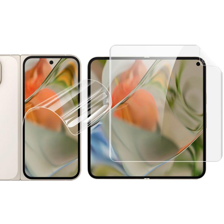 For Google Pixel 9 Pro Fold imak 4th Generation Screen Hydrogel Film Protector, Main Screen + Second Screen 1 Set