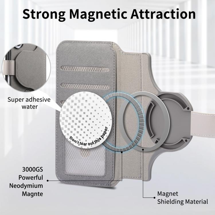 For vivo S30 Pro mini Twill Fabric MagSafe RFID Anti-theft Zipper Wallet Leather Phone Case