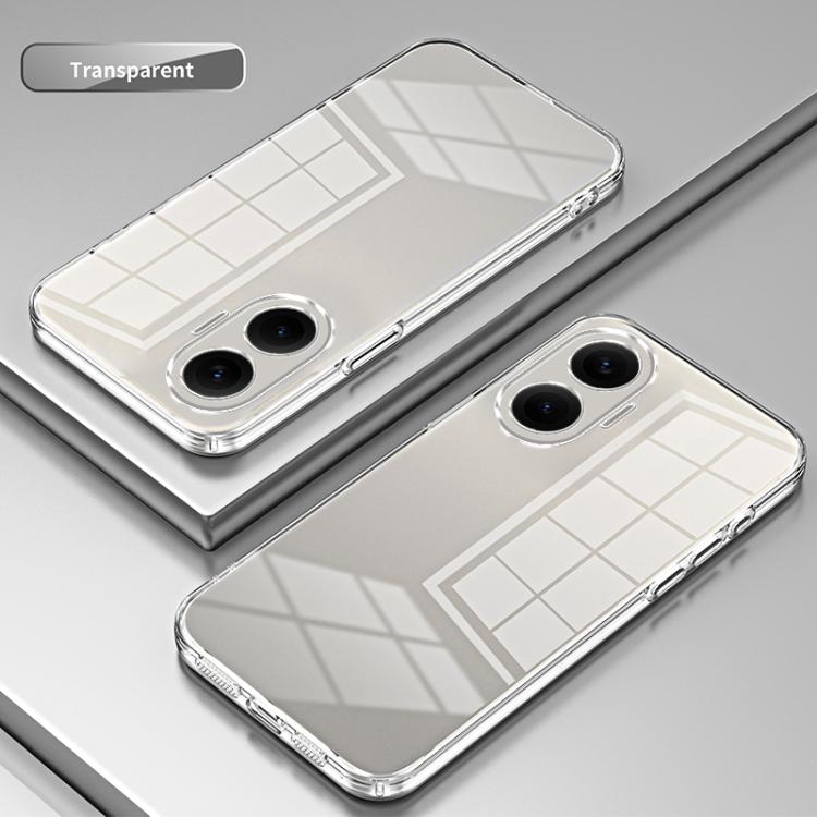 For Redmi Turbo 4 Pro Transparent Plating Fine Hole Phone Case