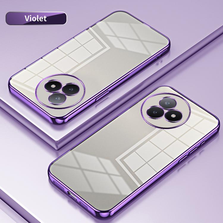 For Redmi K80 Ultra Transparent Plating Fine Hole Phone Case