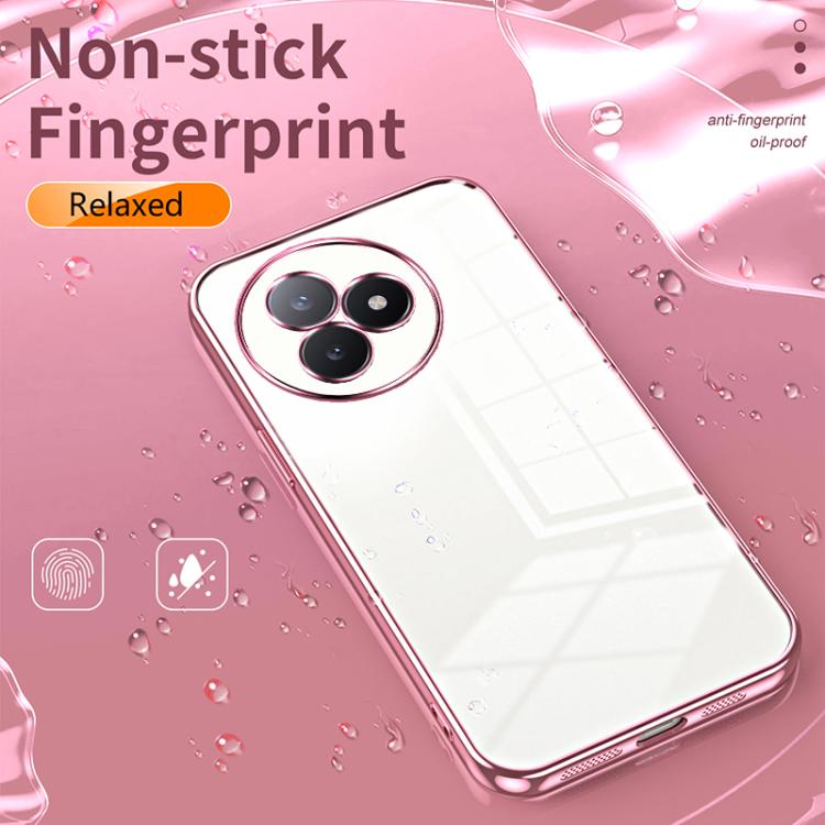 For Redmi K80 Ultra Transparent Plating Fine Hole Phone Case