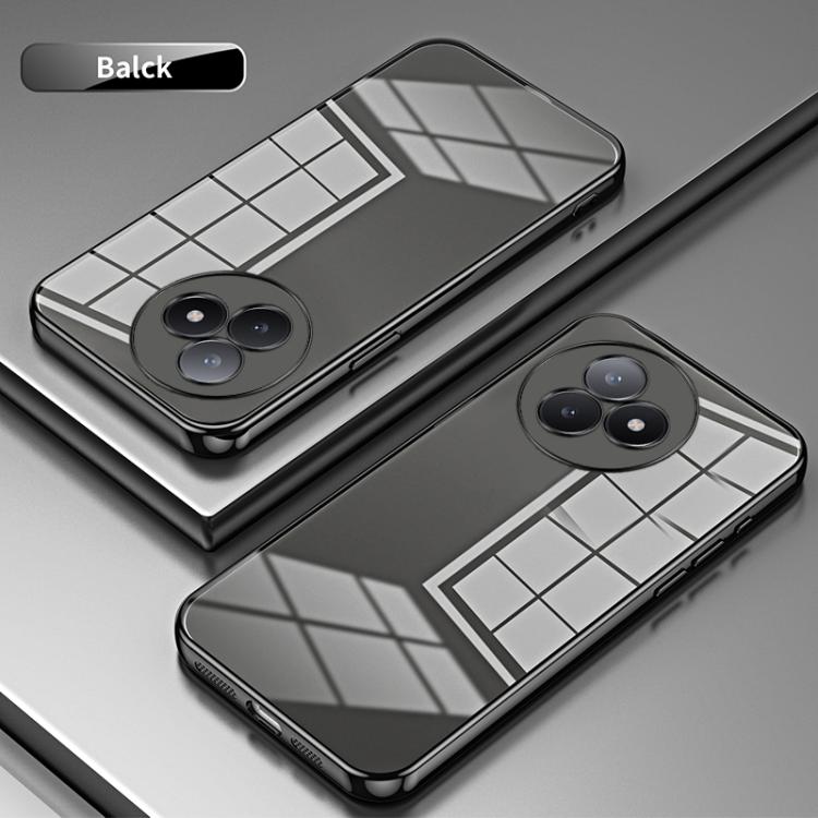 For Redmi K80 Ultra Transparent Plating Fine Hole Phone Case