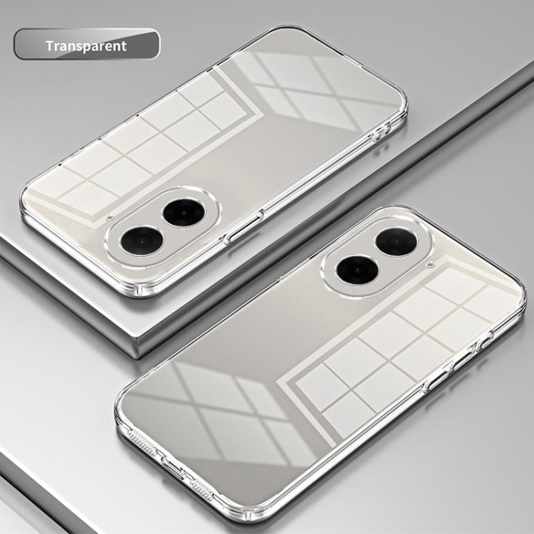 For Redmi A5 4G 171.7mm / Poco C71 Transparent Plating Fine Hole Phone Case