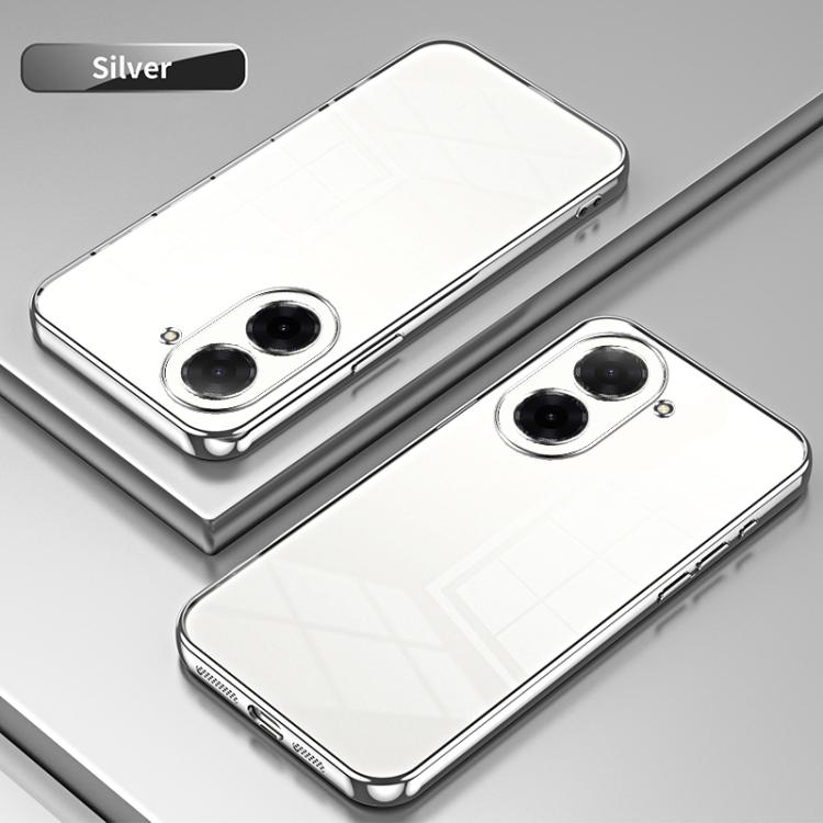 For Redmi A5 4G 171.7mm / Poco C71 Transparent Plating Fine Hole Phone Case