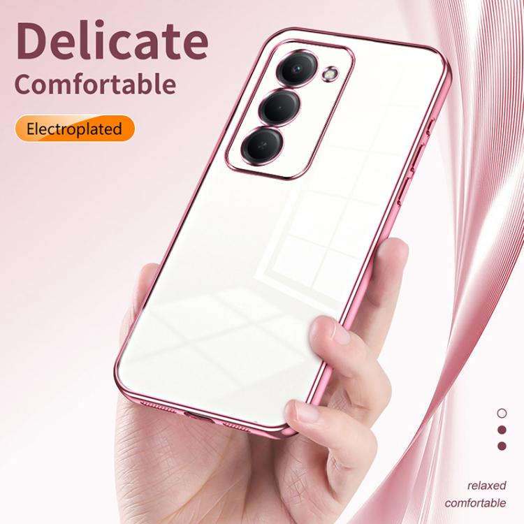 For Redmi 15 5G Global / 15 4G SEA 169mm Transparent Plating Fine Hole Phone Case
