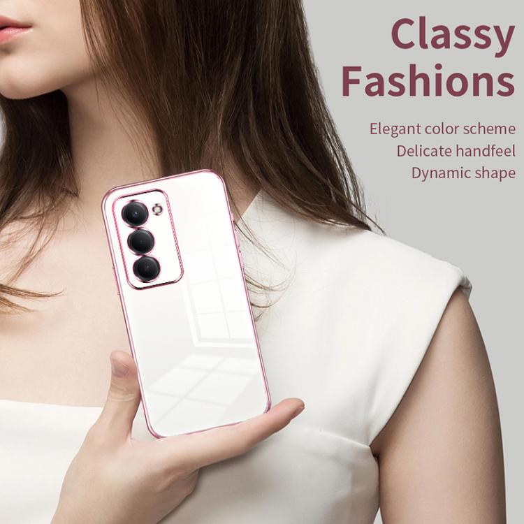 For Redmi 15 5G Global / 15 4G SEA 169mm Transparent Plating Fine Hole Phone Case