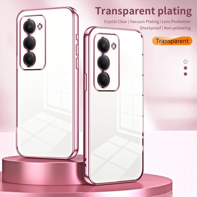 For Redmi 15 5G Global / 15 4G SEA 169mm Transparent Plating Fine Hole Phone Case