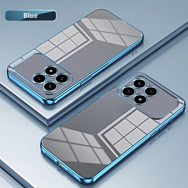 For Redmi K90 / Poco F8 Pro Transparent Plating Fine Hole Phone Case