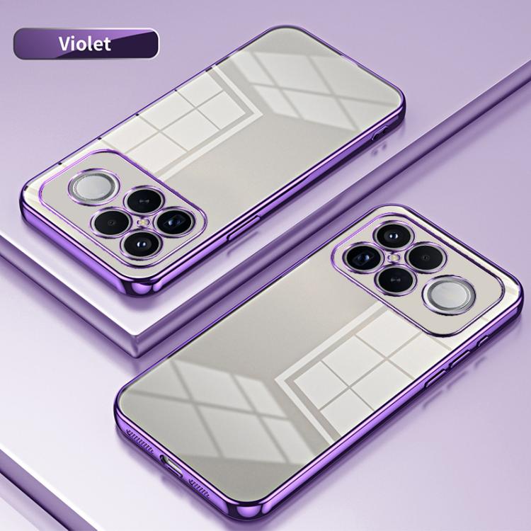 For Redmi K90 Pro Max / Poco F8 Ultra Transparent Plating Fine Hole Phone Case