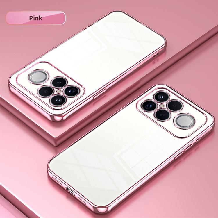 For Redmi K90 Pro Max / Poco F8 Ultra Transparent Plating Fine Hole Phone Case