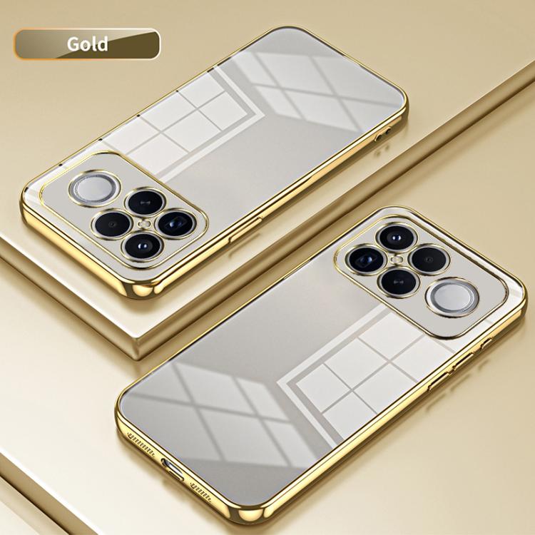 For Redmi K90 Pro Max / Poco F8 Ultra Transparent Plating Fine Hole Phone Case