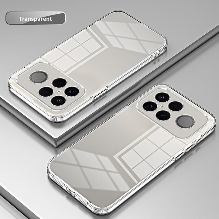 For Redmi K90 Pro Max / Poco F8 Ultra Transparent Plating Fine Hole Phone Case