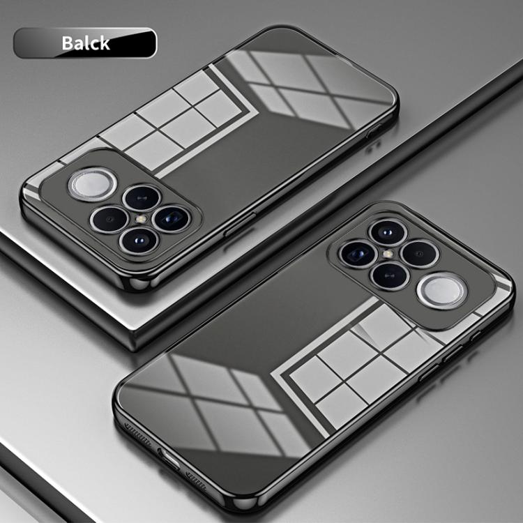 For Redmi K90 Pro Max / Poco F8 Ultra Transparent Plating Fine Hole Phone Case