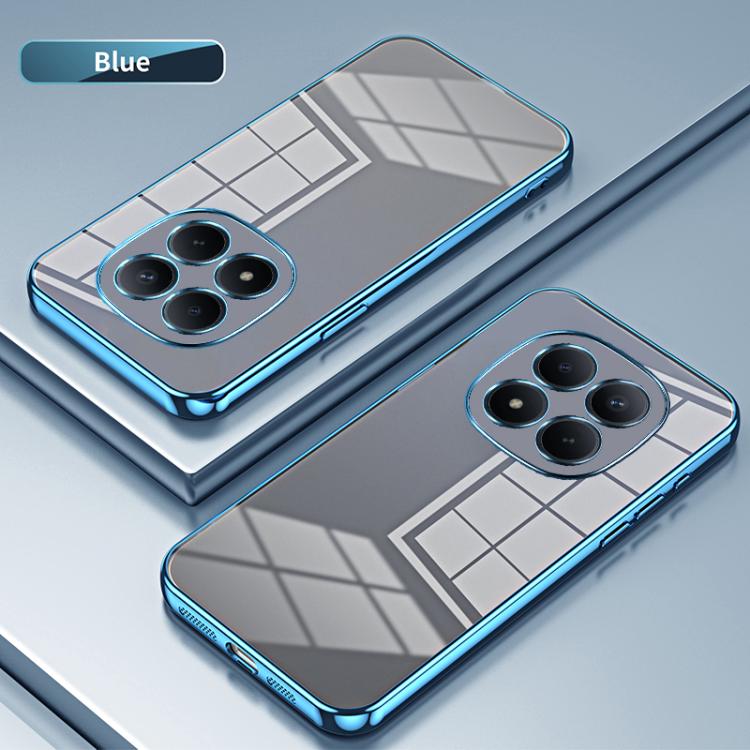 For Redmi Note 15 Pro 4G Global 163.2mm Transparent Plating Fine Hole Phone Case