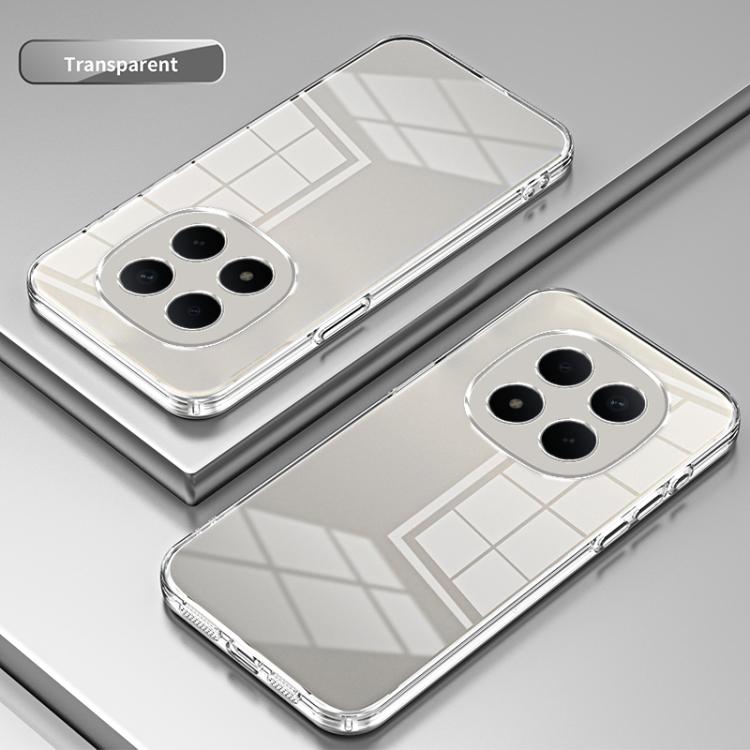 For Redmi Note 15 Pro 4G Global 163.2mm Transparent Plating Fine Hole Phone Case