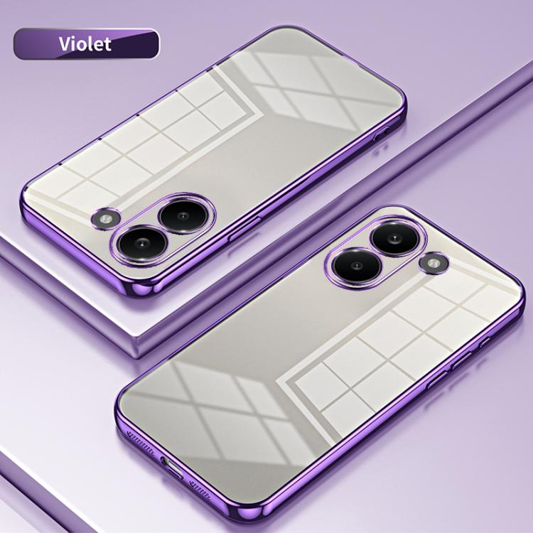 For Redmi Turbo 5 / Poco X8 Pro 5G Transparent Plating Fine Hole Phone Case
