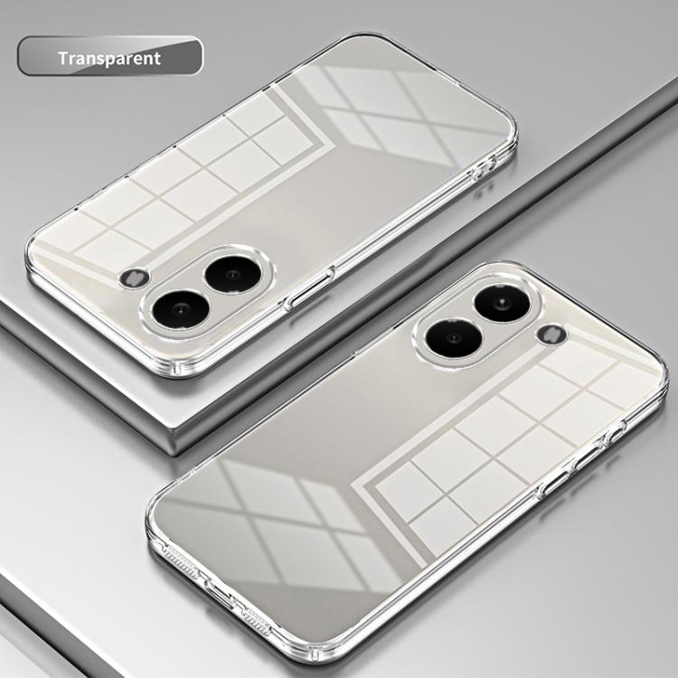 For Redmi Turbo 5 / Poco X8 Pro 5G Transparent Plating Fine Hole Phone Case