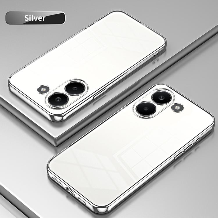 For Redmi Turbo 5 / Poco X8 Pro 5G Transparent Plating Fine Hole Phone Case