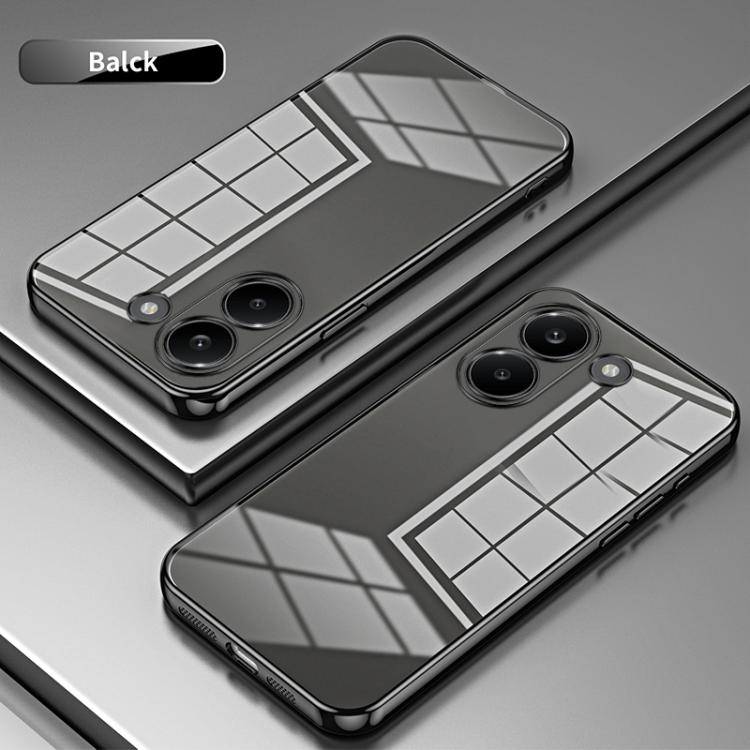 For Redmi Turbo 5 / Poco X8 Pro 5G Transparent Plating Fine Hole Phone Case