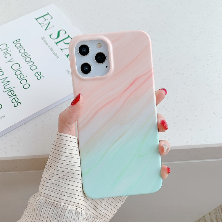 For iPhone 11 Gradient Marble Pattern TPU Protective Case
