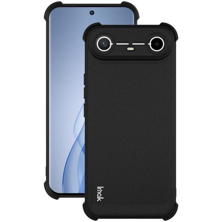 For Tecno Spark Slim / KM7k / Pova Slim 5G imak Shockproof Airbag TPU Phone Case - Matte Black
