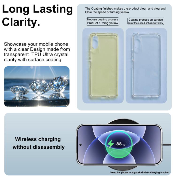 For Xiaomi 17 imak UX-10 Series Transparent Shockproof TPU Phone Case - Transparent