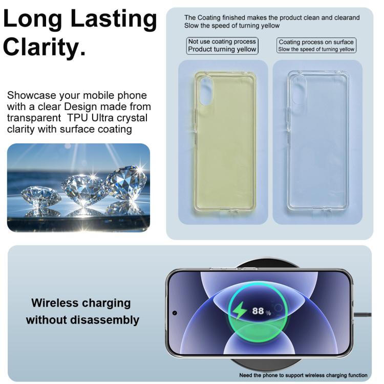 For Xiaomi 17T 5G imak UX-10 Series Transparent Shockproof TPU Phone Case - Transparent